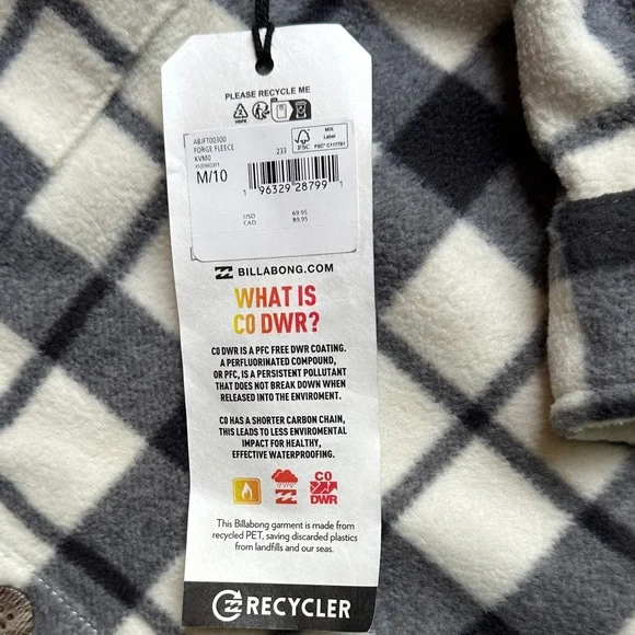 Billabong Fleece Flannel Shacket - Picture 6 of 8